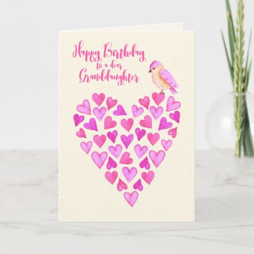 Happy Birthday Granddaughter Lots of Love Card