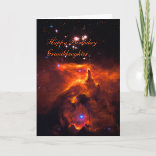 Happy Birthday Granddaughter - Star Cluster Pismis Card