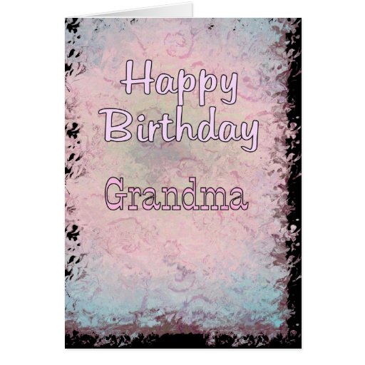 Happy Birthday Grandma Greeting Card