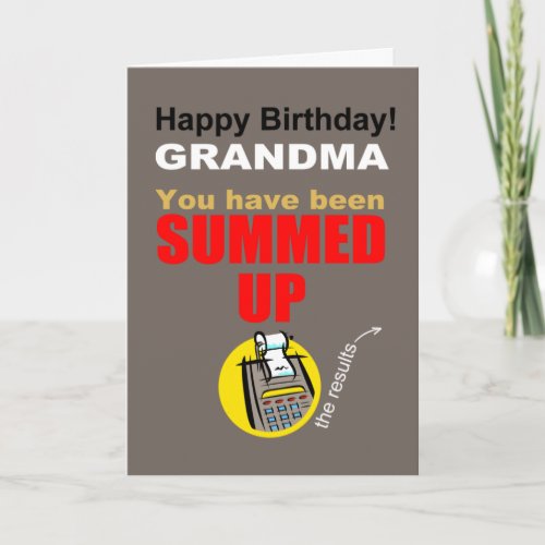 Happy birthday grandma