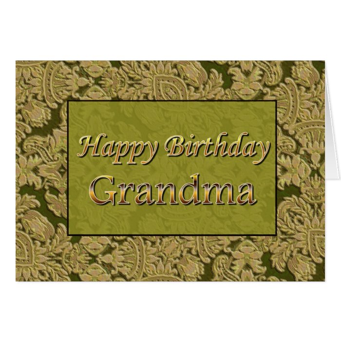 Happy Birthday Grandma Greeting Cards