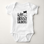 Happy Birthday Grandpa Baby Bodysuit<br><div class="desc">Cute Baby Bodysuit.</div>