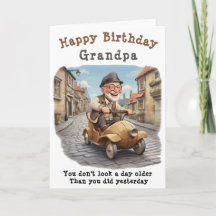 Happy Birthday Grandpa - Editable.