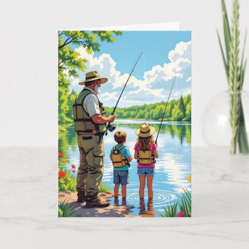 Happy Birthday Grandpa | Fishing with Grandkids