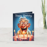 Happy Birthday Grandpa Funny Cartoon card<br><div class="desc">Discover the joy of personalization with our versatile custom product! Create something truly unique by adding your own text, images, or designs. Whether you're designing a special gift, crafting a personalized keepsake, or promoting your business, our easy-to-use customization tool puts the creative power in your hands. Start expressing your style...</div>