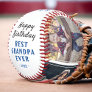 Happy Birthday Grandpa Modern 3 Photo Collage Baseball