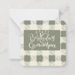 Happy Birthday Grandpa Note Card<br><div class="desc">A birthday Note card just for Grandpa ,  with text greetings on the reverse,  Also check a card for Grand ma too</div>