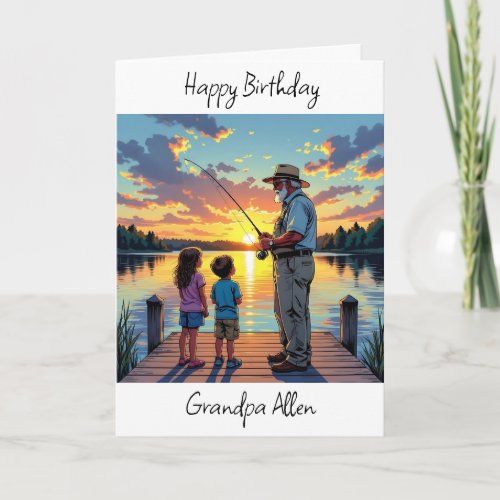 Happy Birthday Grandpa Personalized 