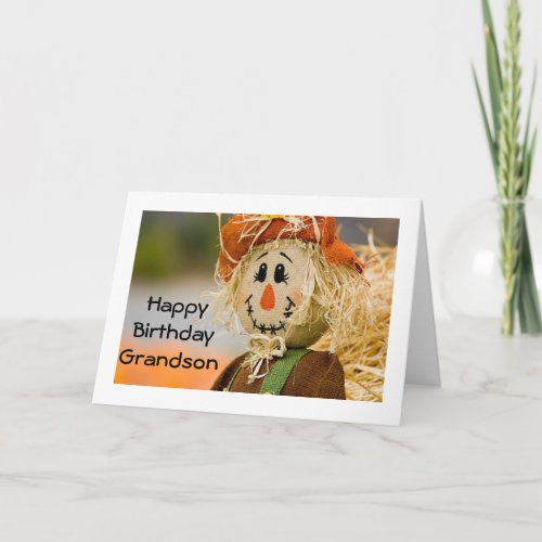 HAPPY BIRTHDAY GRANDSON CARD