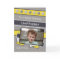 Happy Birthday Grandson grey and yellow photo