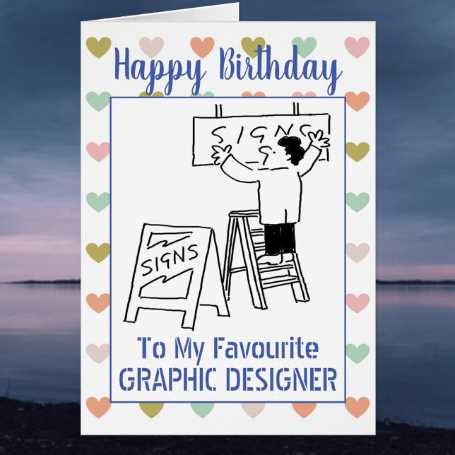 Happy Birthday Graphic Designer Cards (Creator Uploaded)