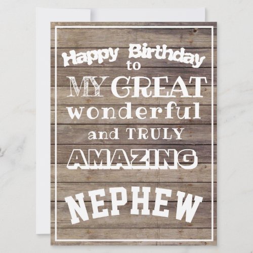 Happy Birthday Great Nephew 