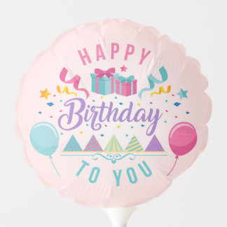 Happy Birthday Greeting Balloon