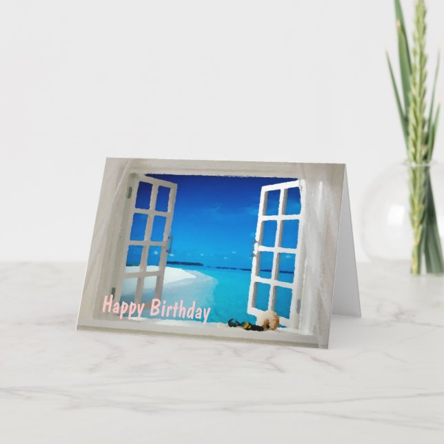 Happy Birthday Greeting Card (Front)