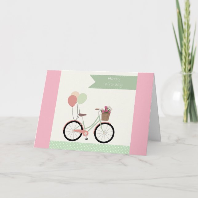 Happy Birthday Greeting Card (Front)