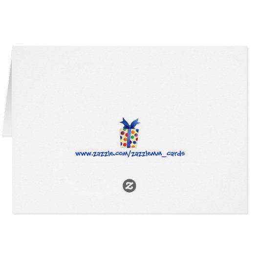 Happy Birthday - Greeting Card (Back Horizontal)