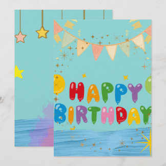Happy Birthday Greeting Card