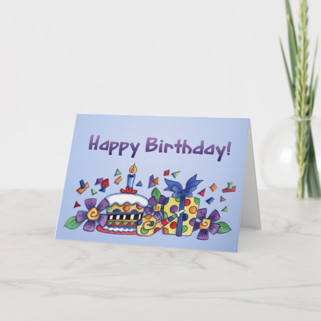 Happy Birthday - Greeting Card (Front)