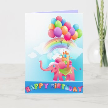 Happy Birthday Greeting Card by Taniastore at Zazzle