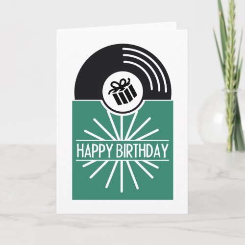 Happy birthday greeting card