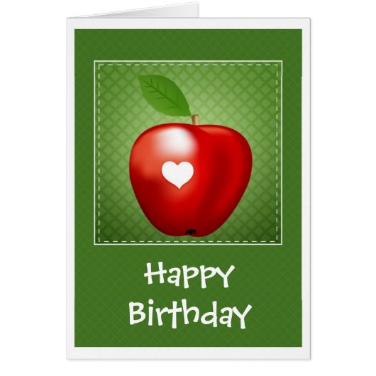 Happy Birthday Greeting Card (Front)