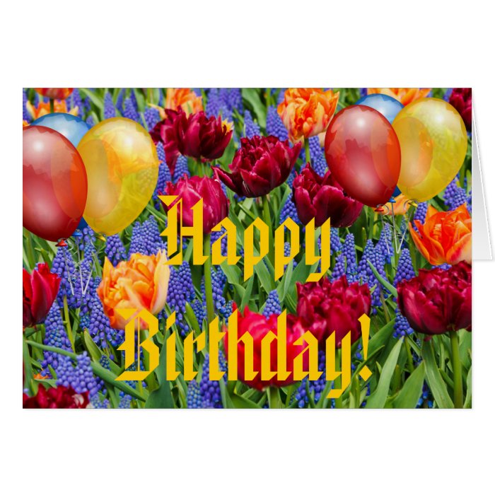 HAPPY BIRTHDAY GREETING CARD