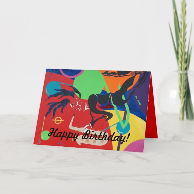 Happy Birthday! Greeting Card (Front)