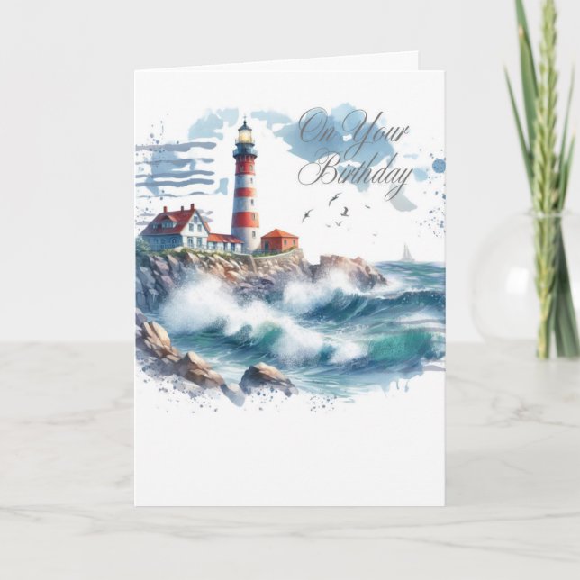 Happy Birthday Greeting Card (Front)