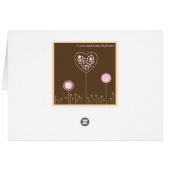 Happy Birthday Greeting Card (Back Horizontal)