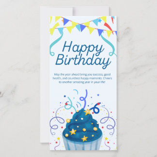 Happy Birthday Greeting Card – Festive Celebration