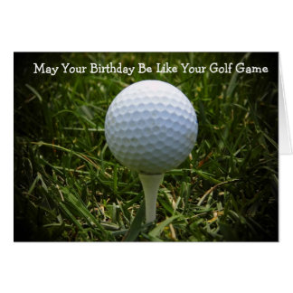 Funny Golf Birthday Cards | Zazzle