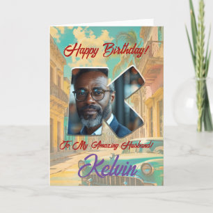 Happy Birthday Greeting Card with Photo