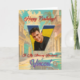 Happy Birthday Greeting Card with Photo
