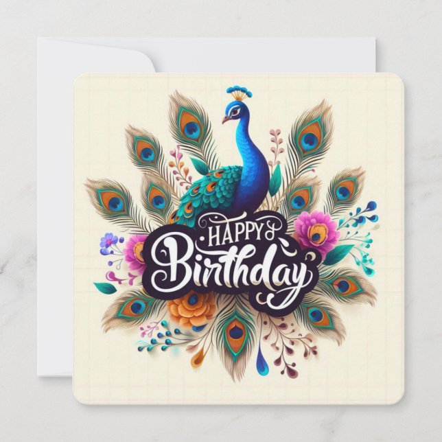 Happy Birthday Greeting Cards  (Front)