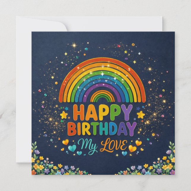 Happy Birthday Greeting Cards  (Front)