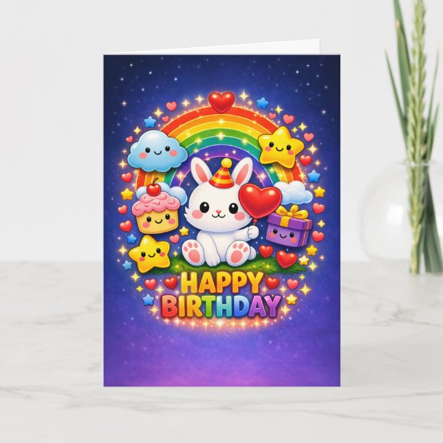 Happy Birthday Greeting Cards  (Front)