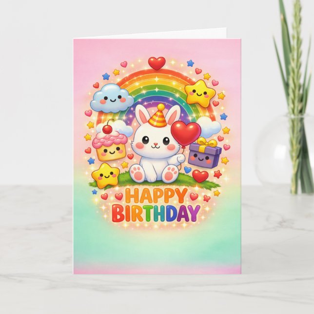Happy Birthday Greeting Cards  (Front)
