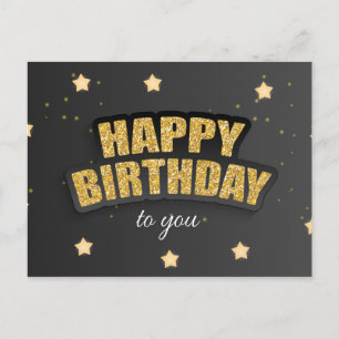 Happy Birthday Greeting Postcard