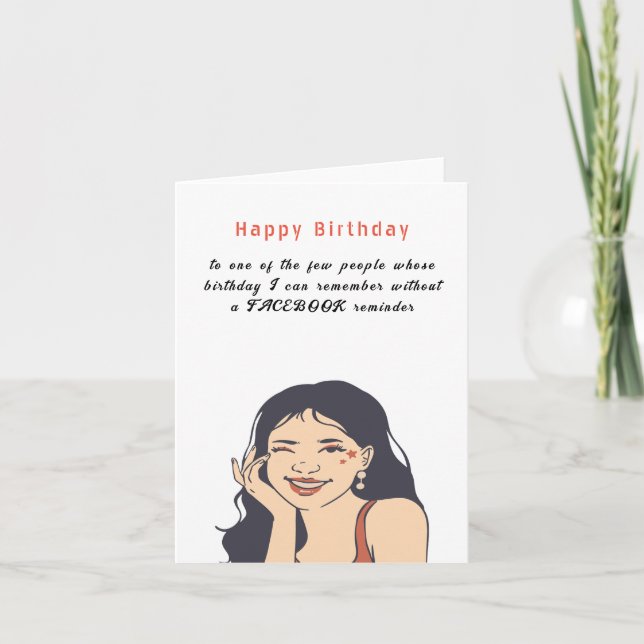 Happy birthday greeting to very special person holiday card (Front)