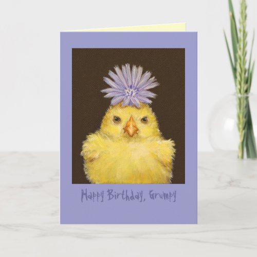 Happy Birthday Grumpy card