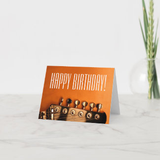 Happy Birthday Guitar Card