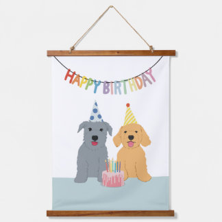 Happy birthday hanging tapestry