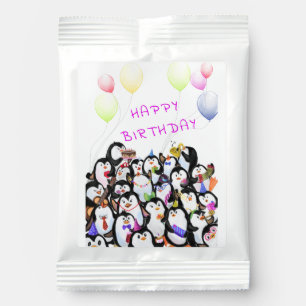Happy Birthday - Happy Penguins Party Celebration Margarita Drink Mix