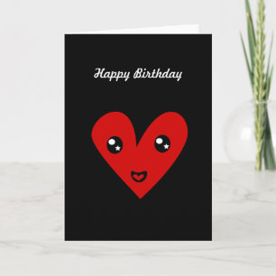 Happy Birthday Heart  44 Card