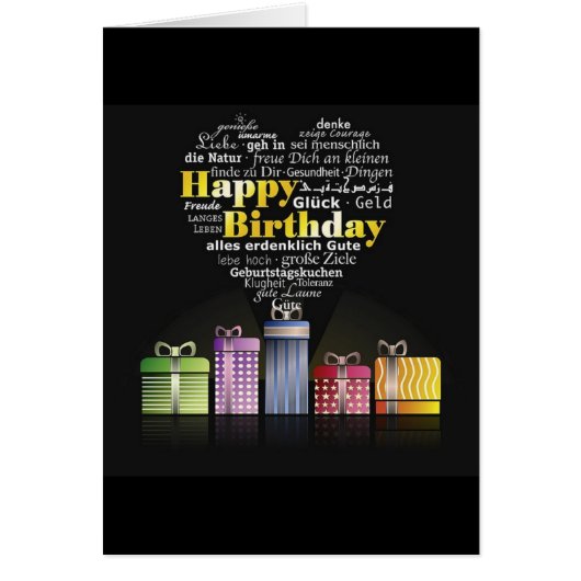 Happy Birthday Heart Cards (Front)