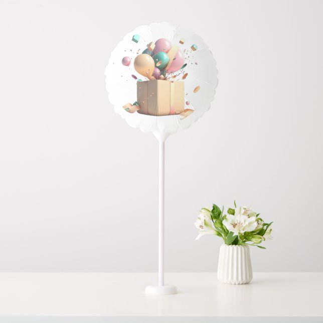 Happy Birthday Hellium Balloon (In SItu)