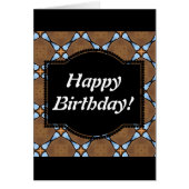 Happy Birthday Him Her Age Fun Personalize Card (Front)