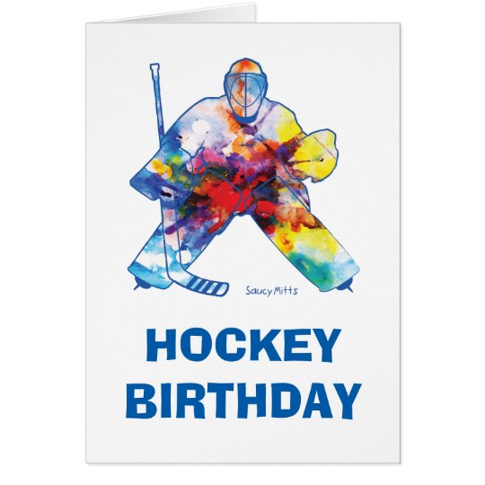 happy-birthday-hockey-goalie-watercolor-card-zazzle