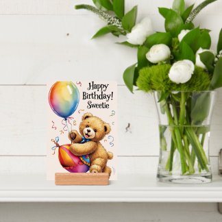 happy birthday holder