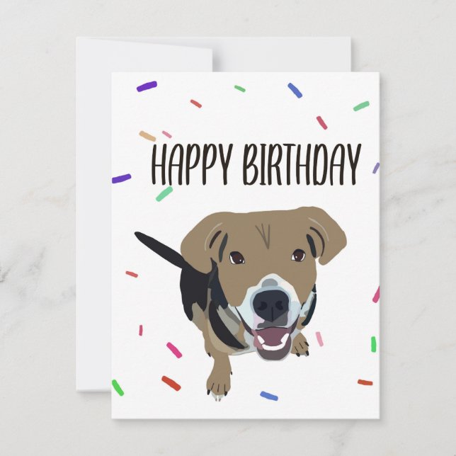 Happy birthday! holiday card (Front)